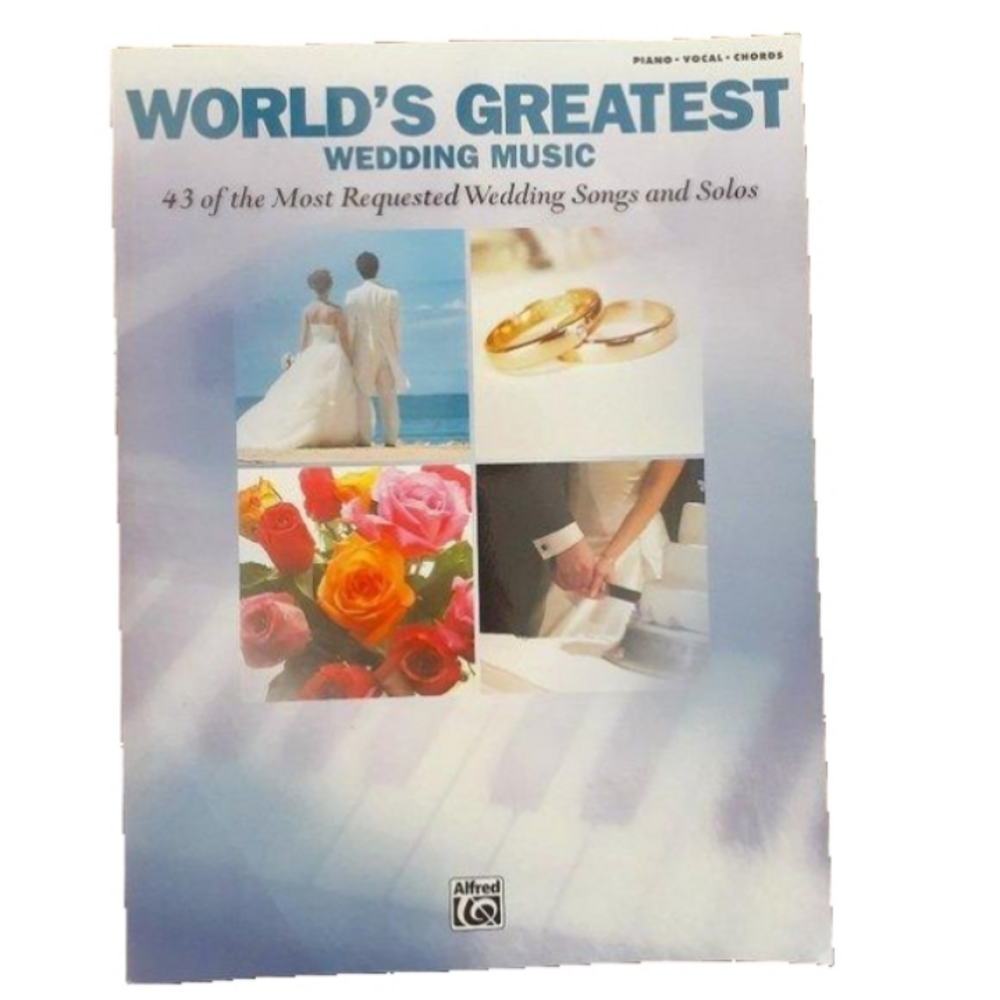 Alfred World's Greatest Wedding Music Book Piano Vocal Chords